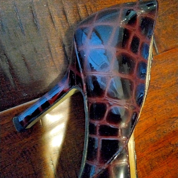 KAREN SCOTT Pumps | Leather ▪︎ Wine color - Picture 5 of 9